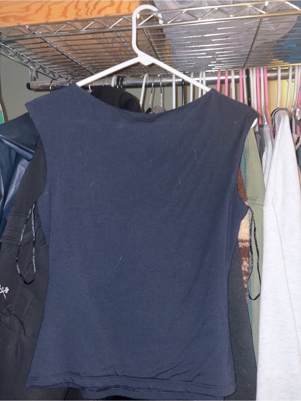 Banana Republic Navy boatneck Tank Top